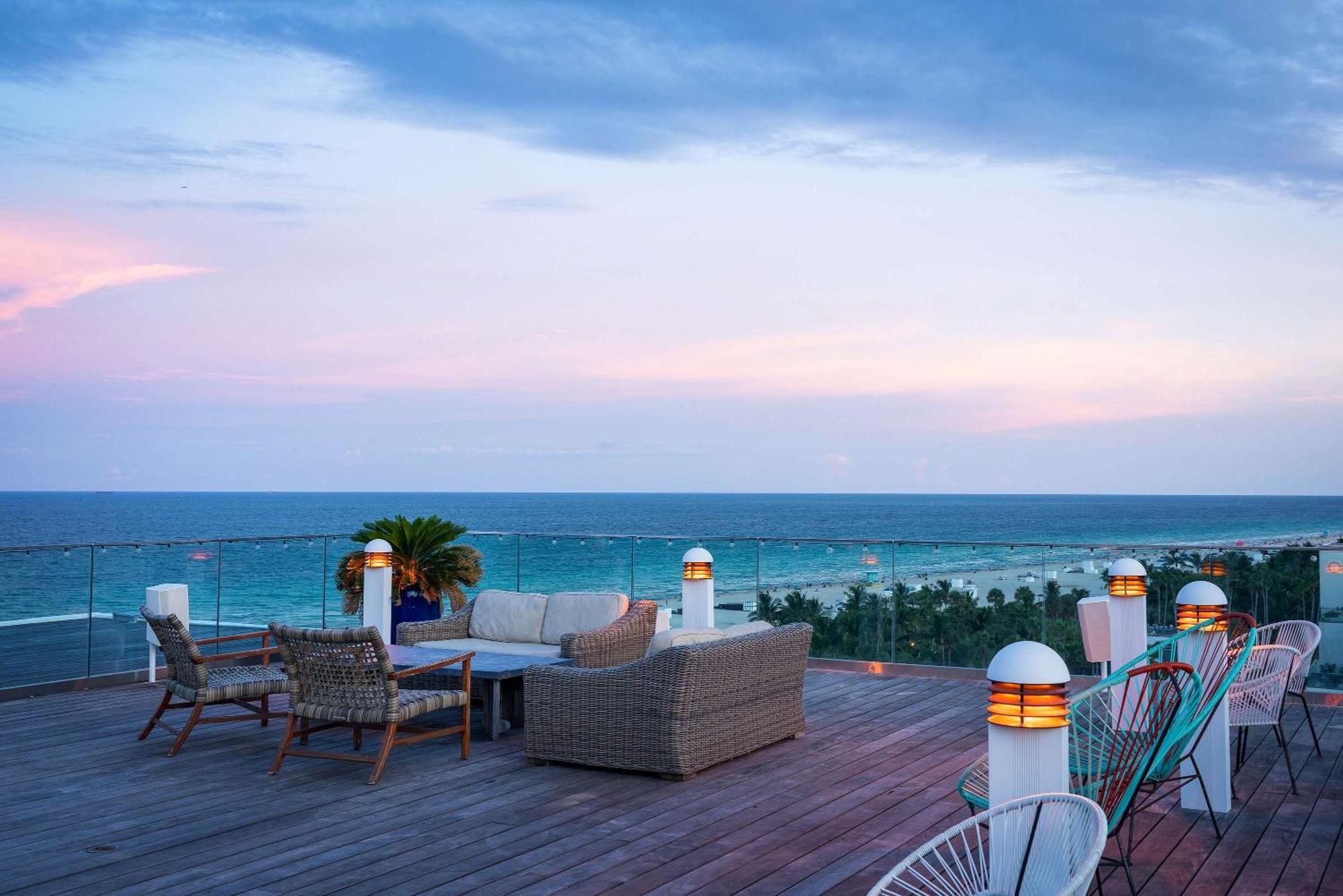 Nautilus Sonesta Miami Beach Ngoại thất bức ảnh View from the rooftop